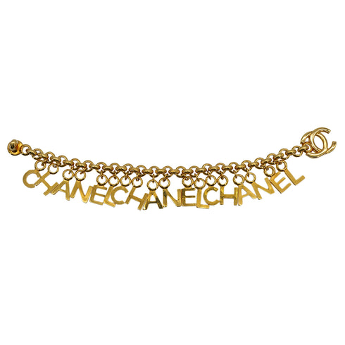 CHANEL VINTAGE BRACELET COCOMARK TURN LOCK LOGO GOLD ACCESSORY 96P 90309190 - PURPOSE