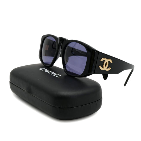 CHANEL VINTAGE SUNGLASSES COCOMARK BLACK EYEWEAR 90309194 - PURPOSE
