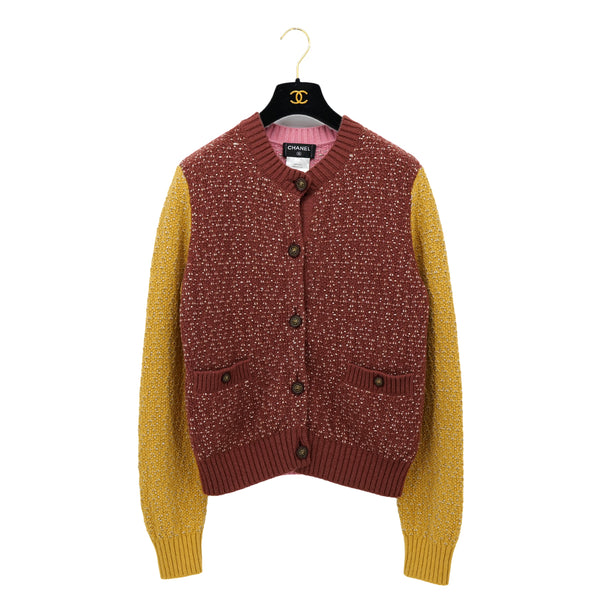 CHANEL CARDIGAN MULTICOLOR CASHMERE RAYON 40 P50 RTW 90309196 - PURPOSE