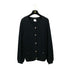 CHANEL CARDIGAN BLACK COTTON CASHMERE 46 08P RTW 90309197 - PURPOSE