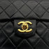 CHANEL VINTAGE MINI SQUARE 17 CHAIN SHOULDER BAG BLACK LAMB SKIN 90309254 - PURPOSE