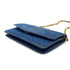 CHANEL VINTAGE BIG COCO CHAIN SHOULDER WALLET BLUE DENIM 90309261 - PURPOSE