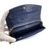 CHANEL VINTAGE BIG COCO CHAIN SHOULDER WALLET BLUE DENIM 90309261 - PURPOSE