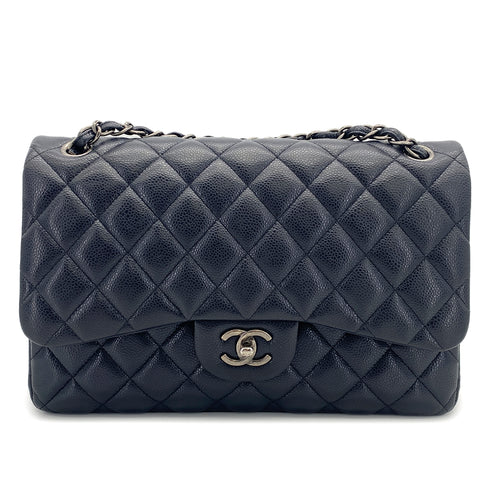 CHANEL MATELASSE 30 CHAIN SHOULDER BAG NAVY CAVIAR SKIN 90309262 - PURPOSE