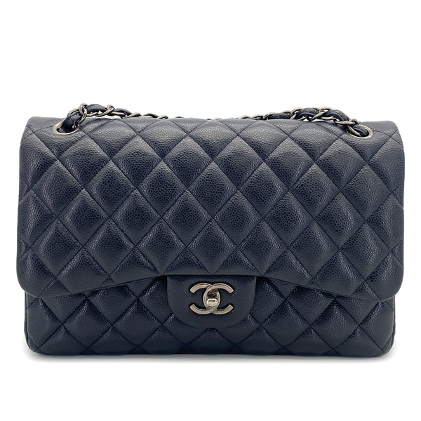 CHANEL MATELASSE 30 CHAIN SHOULDER BAG NAVY CAVIAR SKIN 90309262 - PURPOSE