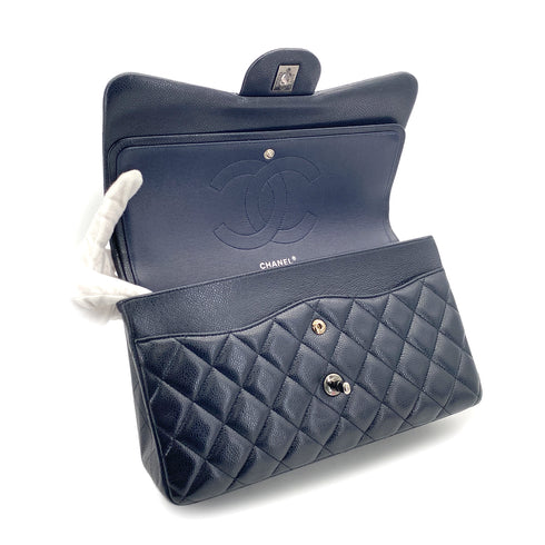 CHANEL MATELASSE 30 CHAIN SHOULDER BAG NAVY CAVIAR SKIN 90309262 - PURPOSE