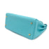 HERMES KELLY 28 RETOURNE BLUE ATOLL TOGO HAND SHOULDER BAG T GOLD HARDWARE 90309264