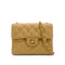 CHANEL VINTAGE MINI SQUARE 17 CHAIN SHOULDER BAG BEIGE CAVIAR SKIN 90309269 - PURPOSE