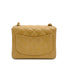 CHANEL VINTAGE MINI SQUARE 17 CHAIN SHOULDER BAG BEIGE CAVIAR SKIN 90309269 - PURPOSE