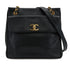CHANEL VINTAGE TURN LOCK CHAIN TOTE BAG BLACK CAVIAR SKIN 90309270 - PURPOSE