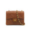 CHANEL VINTAGE MINI SQUARE 17 CHAIN SHOULDER BAG BROWN LAMB SKIN 90309271 - PURPOSE