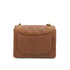 CHANEL VINTAGE MINI SQUARE 17 CHAIN SHOULDER BAG BROWN LAMB SKIN 90309271 - PURPOSE