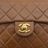CHANEL VINTAGE MINI SQUARE 17 CHAIN SHOULDER BAG BROWN LAMB SKIN 90309271 - PURPOSE