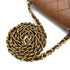 CHANEL VINTAGE MINI SQUARE 17 CHAIN SHOULDER BAG BROWN LAMB SKIN 90309271 - PURPOSE