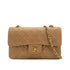 CHANEL VINTAGE CLASSIC FLAP SMALL CHAIN SHOULDER BAG CAMEL LAMB SKIN 90309272 - PURPOSE