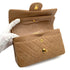 CHANEL VINTAGE CLASSIC FLAP SMALL CHAIN SHOULDER BAG CAMEL LAMB SKIN 90309272 - PURPOSE