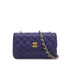 CHANEL VINTAGE MATELASSE CHAIN SHOULDER BAG PURPLE LAMB SKIN 90309274 - PURPOSE