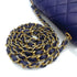 CHANEL VINTAGE MATELASSE CHAIN SHOULDER BAG PURPLE LAMB SKIN 90309274 - PURPOSE