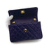 CHANEL VINTAGE MATELASSE CHAIN SHOULDER BAG PURPLE LAMB SKIN 90309274 - PURPOSE