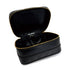 CHANEL VINTAGE BICOLORE VANITY HAND BAG BLACK CALF LEATHER 90309656 - PURPOSE