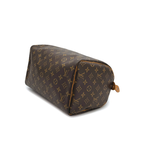 LOUIS VUITTON MONOGRAM SPEEDY 30 HAND BAG BROWN M41108 90309661 - PURPOSE