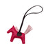 HERMES BAG CHARM RODEO PM FRAMBOISE ROSE SAKURA ROUGE SELLIER AGNEAU MILO B 90309662 - PURPOSE