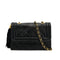 CHANEL VINTAGE MATELASSE CHAIN SHOULDER BAG FRINGE BLACK LAMB SKIN 90309665 - PURPOSE