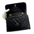 CHANEL VINTAGE MATELASSE CHAIN SHOULDER BAG FRINGE BLACK LAMB SKIN 90309665 - PURPOSE