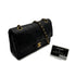 CHANEL VINTAGE CLASSIC FLAP MEDIUM CHAIN SHOULDER BAG BLACK LAMB SKIN 90309666 - PURPOSE