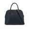 HERMES BOLIDE 31 BLUE INDIGO COURCHEVEL HAND SHOULDER BAG □C GOLD HARDWARE 90309668 - PURPOSE