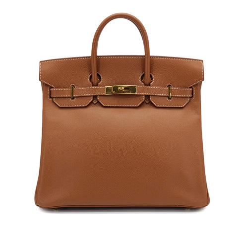 HERMES HAUT A COURROIES 32 GOLD COUCHEVEL HAND BAG □D GOLD HARDWARE 90309669 - PURPOSE
