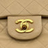 CHANEL VINTAGE CLASSIC FLAP SMALL CHAIN SHOULDER BAG BEIGE LAMB SKIN 90309671 - PURPOSE