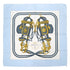 HERMES CARRE 90 BRIDES DE GALA SCARF SILK LIGHT BLUE WHITE 90309674 - PURPOSE