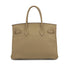HERMES BIRKIN 30 POUSSIERE TAURILLON CLEMENCE HAND BAG □L PALLADIUM HARDWARE 90309733 - PURPOSE