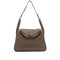 HERMES LINDY 30 ETOUPE TAURILLON CLEMENCE SHOULDER BAG □Q PALLADIUM HARDWARE 90309734 - PURPOSE
