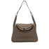 HERMES LINDY 30 ETOUPE TAURILLON CLEMENCE SHOULDER BAG □Q PALLADIUM HARDWARE 90309734 - PURPOSE