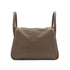HERMES LINDY 30 ETOUPE TAURILLON CLEMENCE SHOULDER BAG □Q PALLADIUM HARDWARE 90309734 - PURPOSE