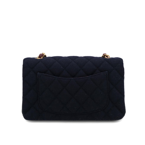 CHANEL MATELASSE MARINE ICON CHAIN SHOULDER BAG NAVY COTTON LEATHER 90309736 - PURPOSE