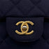 CHANEL MATELASSE MARINE ICON CHAIN SHOULDER BAG NAVY COTTON LEATHER 90309736 - PURPOSE