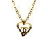 CHANEL VINTAGE NECKLACE COCOMARK HEART GOLD ACCESSORY 95P 90309741 - PURPOSE