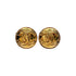 CHANEL VINTAGE EARRINGS ROUND COCOMARK GOLD ACCESSORY 94P 90309742 - PURPOSE