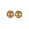 CHANEL VINTAGE EARRINGS COCOMARK ROUND TWIST GOLD ACCESSORY 90309747 - PURPOSE
