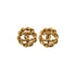 CHANEL VINTAGE EARRINGS COCOMARK ROUND TWIST GOLD ACCESSORY 90309747 - PURPOSE