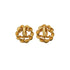CHANEL VINTAGE EARRINGS COCOMARK ROUND TWIST GOLD ACCESSORY 90309747 - PURPOSE