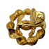 CHANEL VINTAGE EARRINGS COCOMARK ROUND TWIST GOLD ACCESSORY 90309747 - PURPOSE
