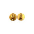 CHANEL VINTAGE EARRINGS COCOMARK ROUND GREEN ACCESSORY 95P 90309749 - PURPOSE