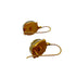 CHANEL VINTAGE EARRINGS ROUND COCOMARK GOLD CLEAR ACCESSORY 99P 90309758 - PURPOSE