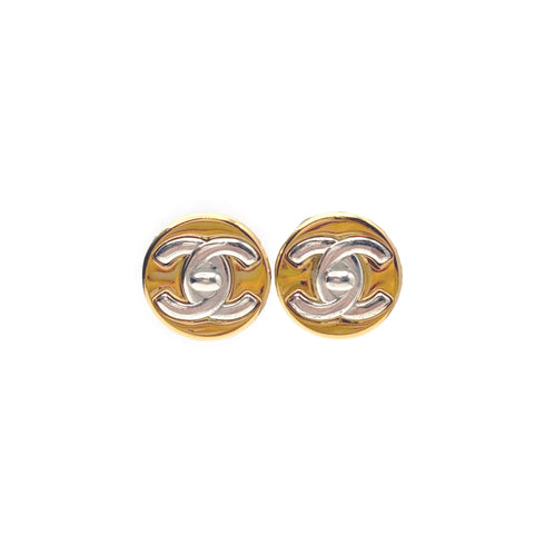 CHANEL VINTAGE EARRINGS TURN LOCK COCOMARK ACCESSORY 97A 90309759 - PURPOSE