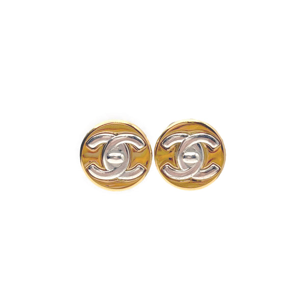 CHANEL VINTAGE EARRINGS TURN LOCK COCOMARK ACCESSORY 97A 90309759 - PURPOSE