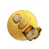 CHANEL VINTAGE EARRINGS ROUND COCOMARK GOLD BLACK ACCESSORY 96A 90309761 - PURPOSE